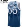 Camiseta Niños NBA Minnesota Timberwolves Personalizadas 2023-24 Nike City Edition Azul Swingman
